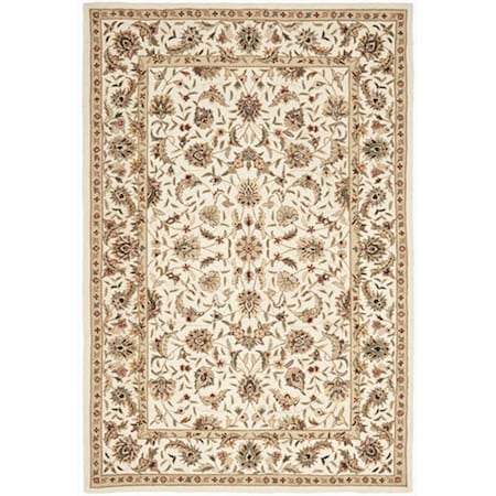 Safavieh 3 x 10 ft. Runner Transitional Chelsea Ivory and Ivory Hand Hooked Rug HK78C-310